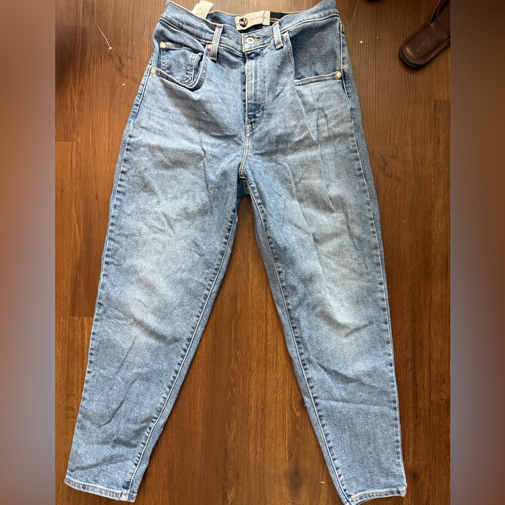 Levi's Blue High Rise Jeans Distressed Vintage Look
